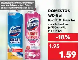Kaufland DOMESTOS WC-Gel Kraft & Frische Angebot