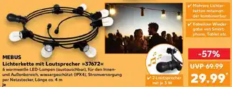 Kaufland MEBUS Lichterkette mit Lautsprecher 37672 Angebot