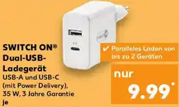 Kaufland SWITCH ON Dual-USB Ladegerät Angebot