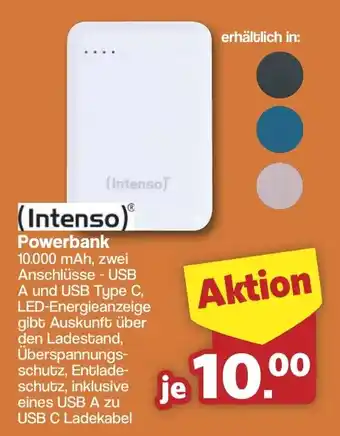 Famila Nord West (Intenso) Powerbank 10.000 mAh Angebot