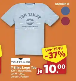 Famila Nord West TOM TAILOR T-Shirt Logo Tee Angebot