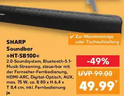 Kaufland SHARP Soundbar HT-SB100 Angebot