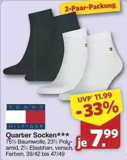 Famila Nord West TOMMY HILFIGER Quarter Socken Angebot