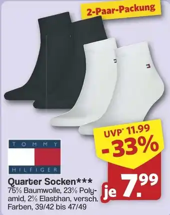 Famila Nord West TOMMY HILFIGER Quarter Socken Angebot