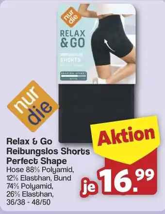 Famila Nord West nur die Relax & Go Reibungslos Shorts Perfect Shape Angebot