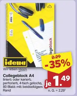 Famila Nord West idena Collegeblock A4 Angebot