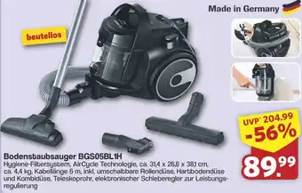 Famila Nord West Bodenstaubsauger BGS05BL1H Angebot