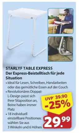 Famila Nord West STARLYF TABLE EXPRESS Der Express-Beistelltisch für jede Situation Angebot