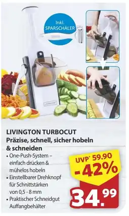 Famila Nord West LIVINGTON TURBOCUT Präzise, schnell, sicher hobeln & schneiden Angebot