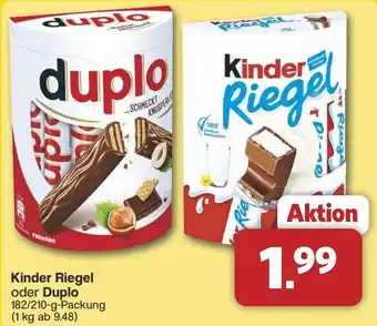 Famila Nord West Kinder Riegel oder Duplo Angebot