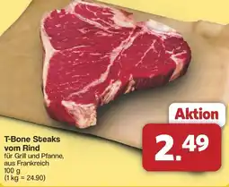 Famila Nord West T-Bone Steaks vom Rind Angebot