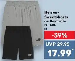 Kaufland PUMA Herren Sweatshorts Angebot