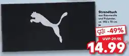 Kaufland PUMA Strandtuch Angebot