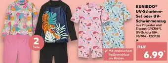 Kaufland KUNIBOO UV-Schwimm Set oder UV Schwimmanzug Angebot
