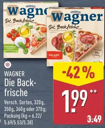 Aldi Nord Wagner die backfrische mozzarella Angebot