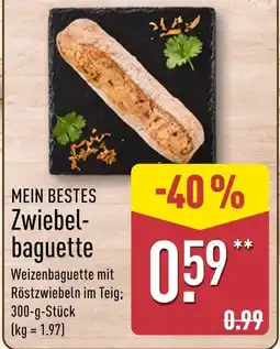 Aldi Nord Mein bestes zwiebebaguette Angebot