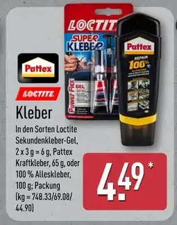 Aldi Nord Pattex loctite sekundenkleber-gel Angebot