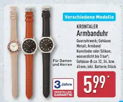 Aldi Nord Krontaler armbanduhr Angebot