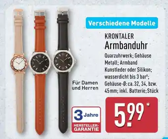 Aldi Nord Krontaler armbanduhr Angebot