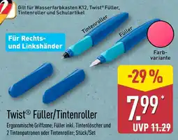 Aldi Nord Twist füller/tintenroller Angebot
