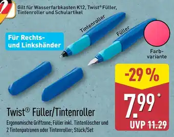 Aldi Nord Twist füller/tintenroller Angebot