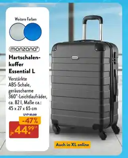 Aldi Nord Monzana hartschalenkoffer essential l Angebot