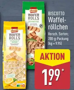 Aldi Nord Biscotto wafer rolls Angebot
