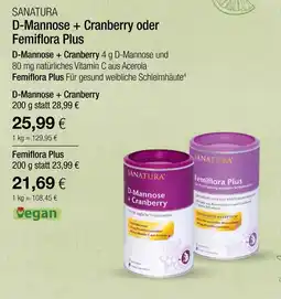 Vitalia Sanatura d-mannose + cranberry Angebot