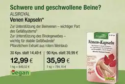Vitalia Alsiroyal venen kapseln Angebot
