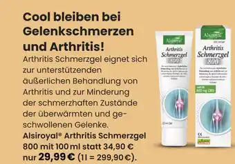 Vitalia Alsiroyal arthritis schmerzgel 800 Angebot