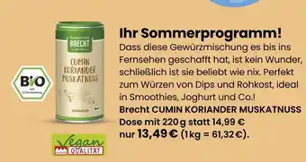 Vitalia Brecht cumin koriander muskatnuss Angebot