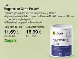 Vitalia Raab magnesium citrat pulver Angebot