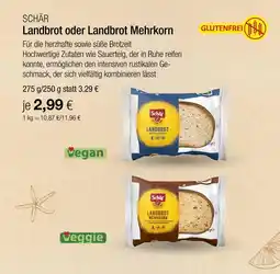 Vitalia Schär landbrot Angebot