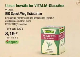 Vitalia Vitalia bio speck weg kräutertee Angebot