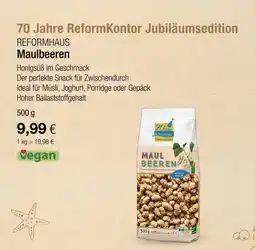 Vitalia Reformhaus maulbeeren Angebot