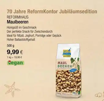 Vitalia Reformhaus maulbeeren Angebot