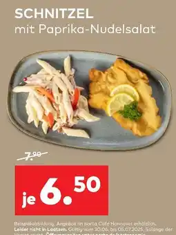 porta Schnitzel mit paprika-nudelsalat Angebot