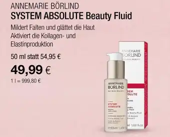 Vitalia Annemarie börlind system absolute beauty fluid Angebot