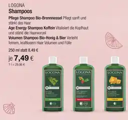 Vitalia Logona pflege shampoo bio-brennnessel Angebot