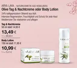 Vitalia Arya laya olive tag & nachtcreme Angebot