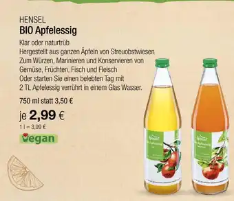 Vitalia Hensel bio apfelessig Angebot