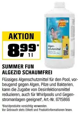 OBI Summer fun algezid schaumfrei Angebot