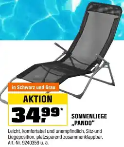 OBI Sonnenliege ,,pando" Angebot