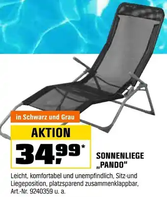 OBI Sonnenliege ,,pando" Angebot