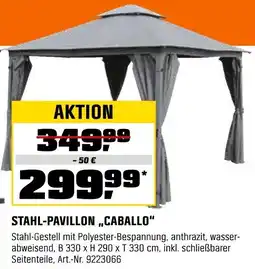 OBI Stahl-pavillon „caballo" Angebot