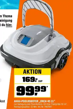 OBI Akku-poolroboter „orca 45 cl" Angebot