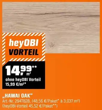 OBI Hawai oak Angebot