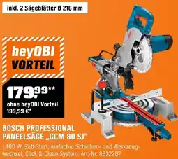 OBI Bosch professional paneelsäge ,,gcm 80 sj" Angebot