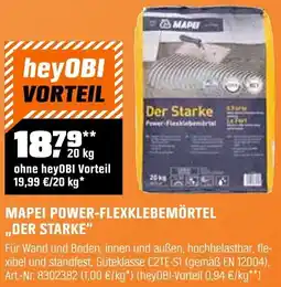 OBI Mapei power-flexklebemörtel ,,der starke" Angebot