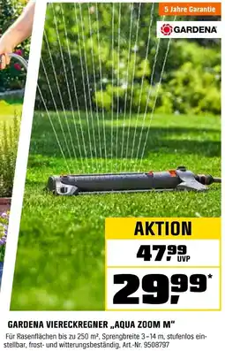 OBI Gardena viereckregner „aqua zoom m" Angebot